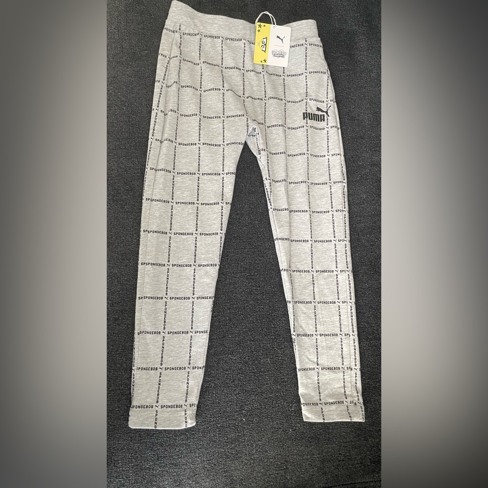 Puma Gray Sweatpants Comfortable Joggers